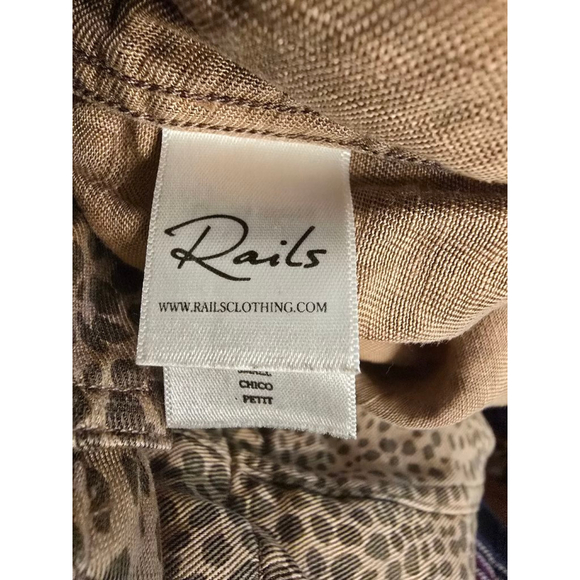 Rails Tawny Leopard Print Jacket Size Small - Picture 13 of 14